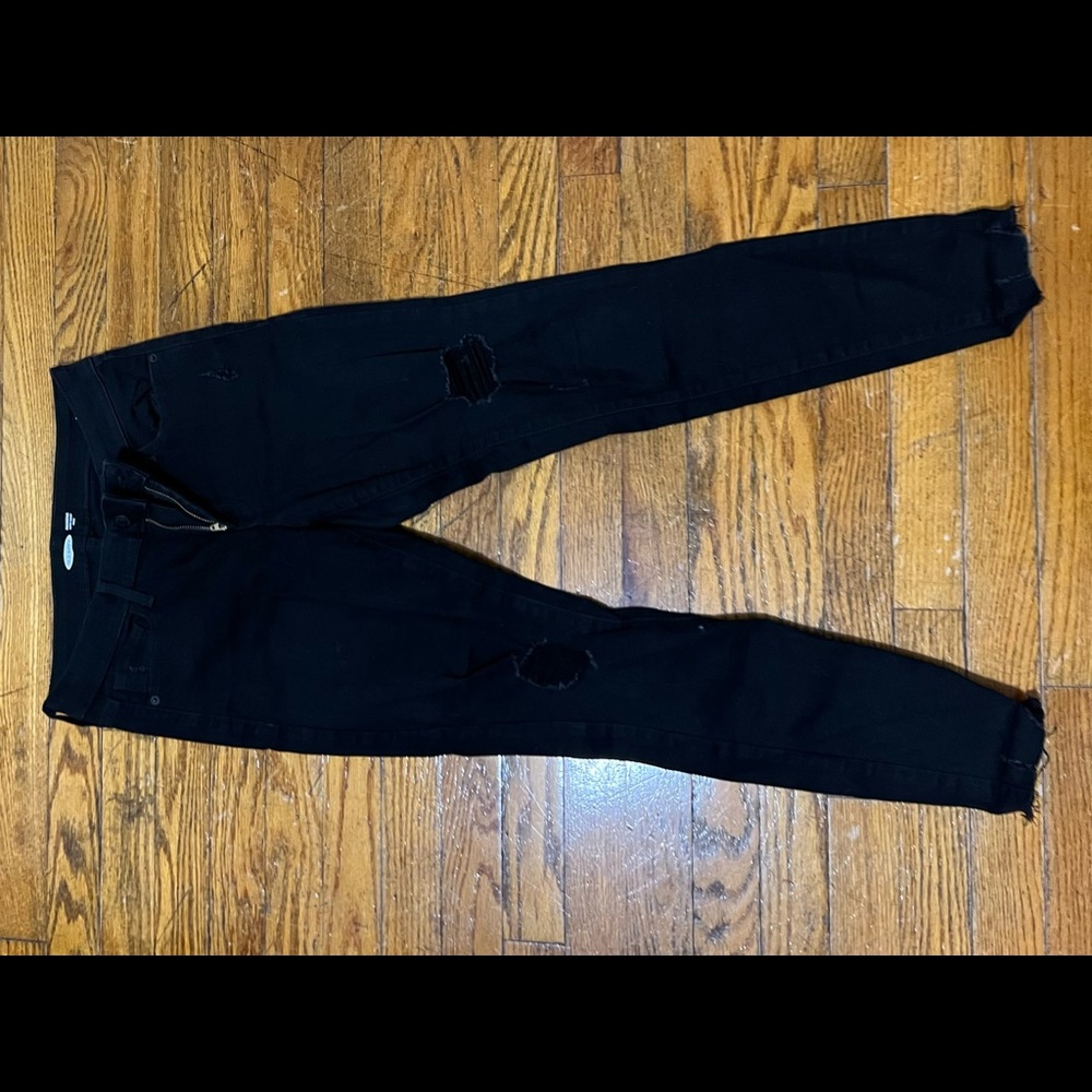 Old Navy, super skinny black rockstar jeans, Size 6